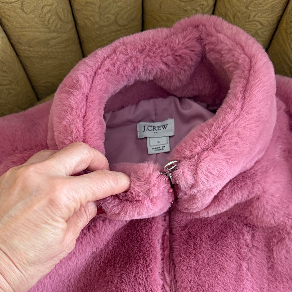 J. Crew Women’s Pink Fleece Vest
